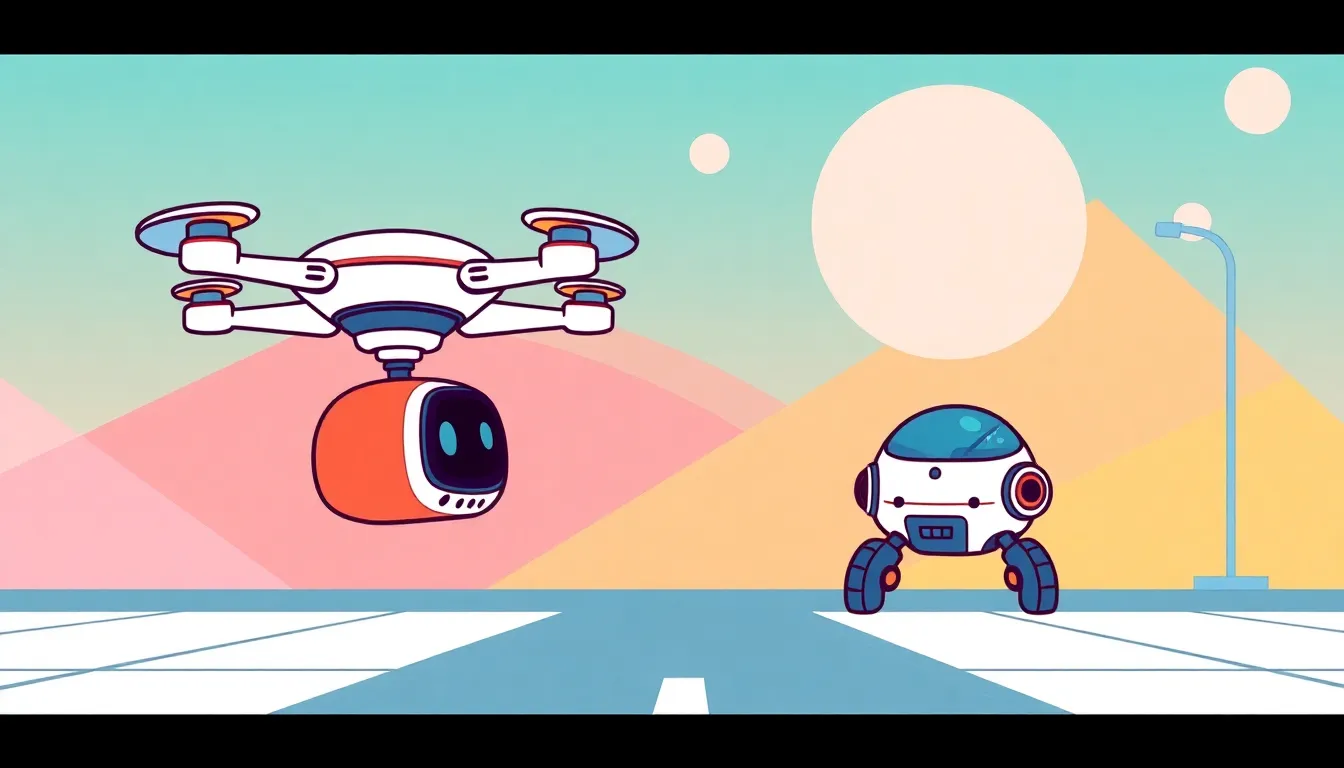 The Last Mile Goes Vertical: Micro‑Drones vs. Sidewalk Bots