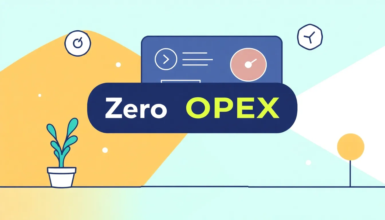 Zero‑OPEX Starter: The First 5 Upgrades That Pay