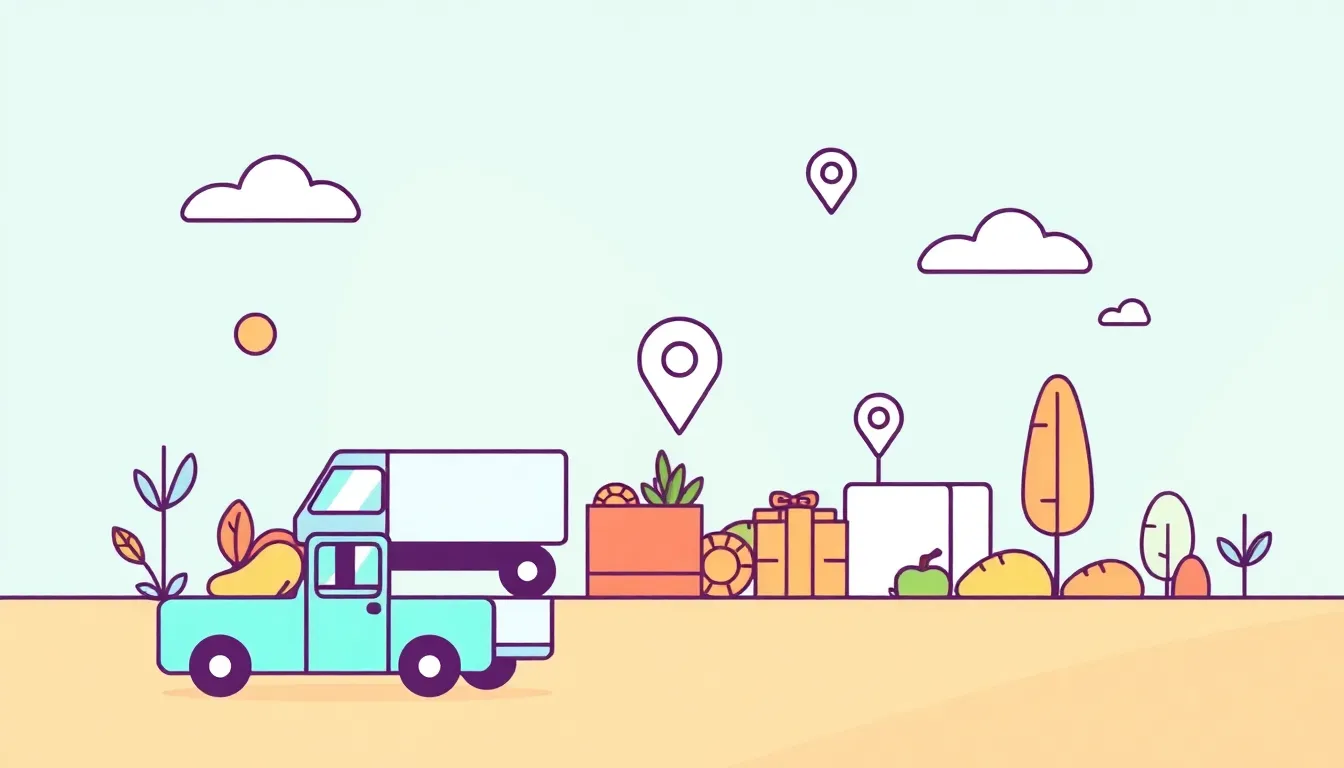 When Deliveries Stop: Local Sourcing Map